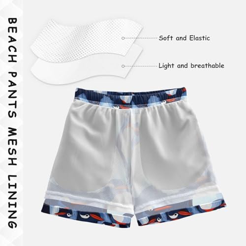 panksolu Boys Swim Trunks Quick Dry Kids Swim Shorts Toddler Beach BoardBoys Shorts4