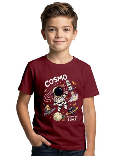 Image of XENOVAURBAN Kids Tshirt 2 Combo for Boys /Girls | Cotton Fabric | Graphic Printed Round Neck T-Shirt for Kids - KRN2-PRINTED-PAR