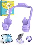 Stocking Stuffers for Teens Girls Boys Tablet Stand for iPad: Universal Compatible Thumbs Up Lazy Cell Phone Stand Holder for Desk Fun Birthday Gifts for Women Men Wife Girlfriends Gifts for Christmas