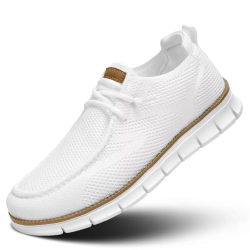 Image of Socviis Mens Slip-on Loafers Comfortable Boat Beach Shoes Mesh Casual Walking Sneakers