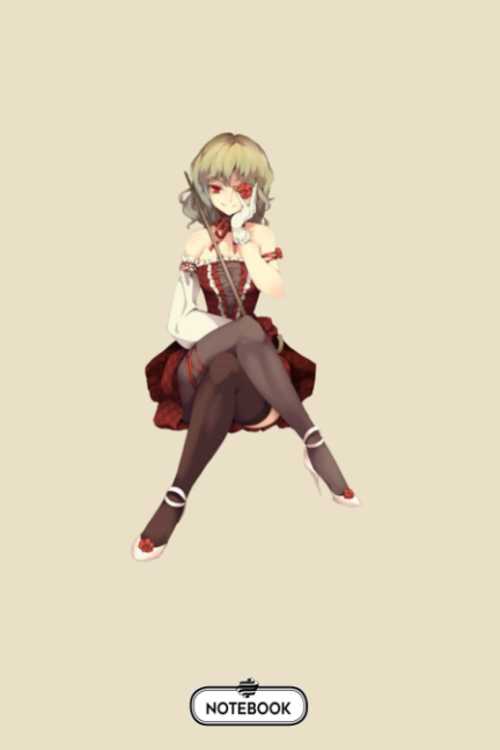 Yuuka Kazami Touhou A52687 Notebook: 6x9 120 Pages, Planner, Lined College Ruled Paper, Journal, Diary, Matte Finish Cover