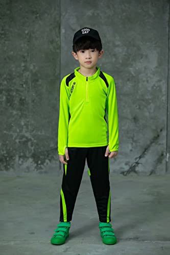 Boy's Tracksuit Long Sleeve Color Block Casual Sweatsuit + Pants Set Adult Kids Boys Jogging Uniform Jersey Suit3