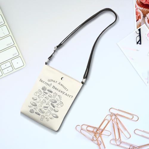 TIIMG What about Second Breakfast Movie Inspired Gift Literature Bookish Gift Movie Fans Crossbody Bag4