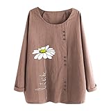 ★★Blusa de manga larga, apta para vestirse todos los días, casual todos los días, fiesta, escuela, vacaciones, oficina, trabajo, hogar, cita, club, para verano, otoño, primavera o como regalo para su esposa, novia, madre, hija o amiga.