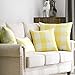 MIULEE Pack of 2 Decorative Classic Farmhouse Buffalo Check Plaids Throw Pillow Covers Polyester Linen Soft Soild Pillow Case Yellow Cushion Case for Sofa Bedroom Outdoor 18 x 18 Inch 45 x 45 cm