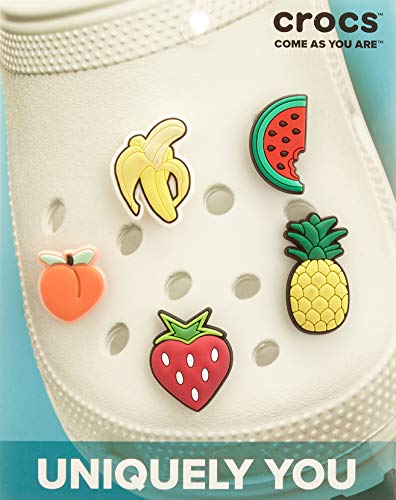 Charms Para Calçados, Crocs, Fruit 5 Pack, Multicolorido, 1, Adulto Unissex