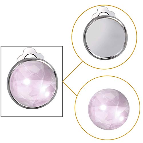 Aylifu Clip-On Earring Findings, 20Pcs (10 Pairs) Round Tray Earring Clip Converter Cabochon Setting Earring Bezel Components Findings For Non-Pierced Ears Cabochon Jewelry Making #TOP2