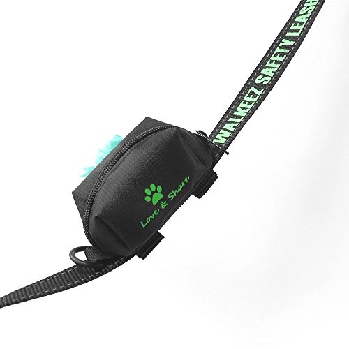 mewmewcat Pet Poop Bag Holder Leash Attachment Waste Bag Dispenser Adotar para Oxford Cloth para cãe