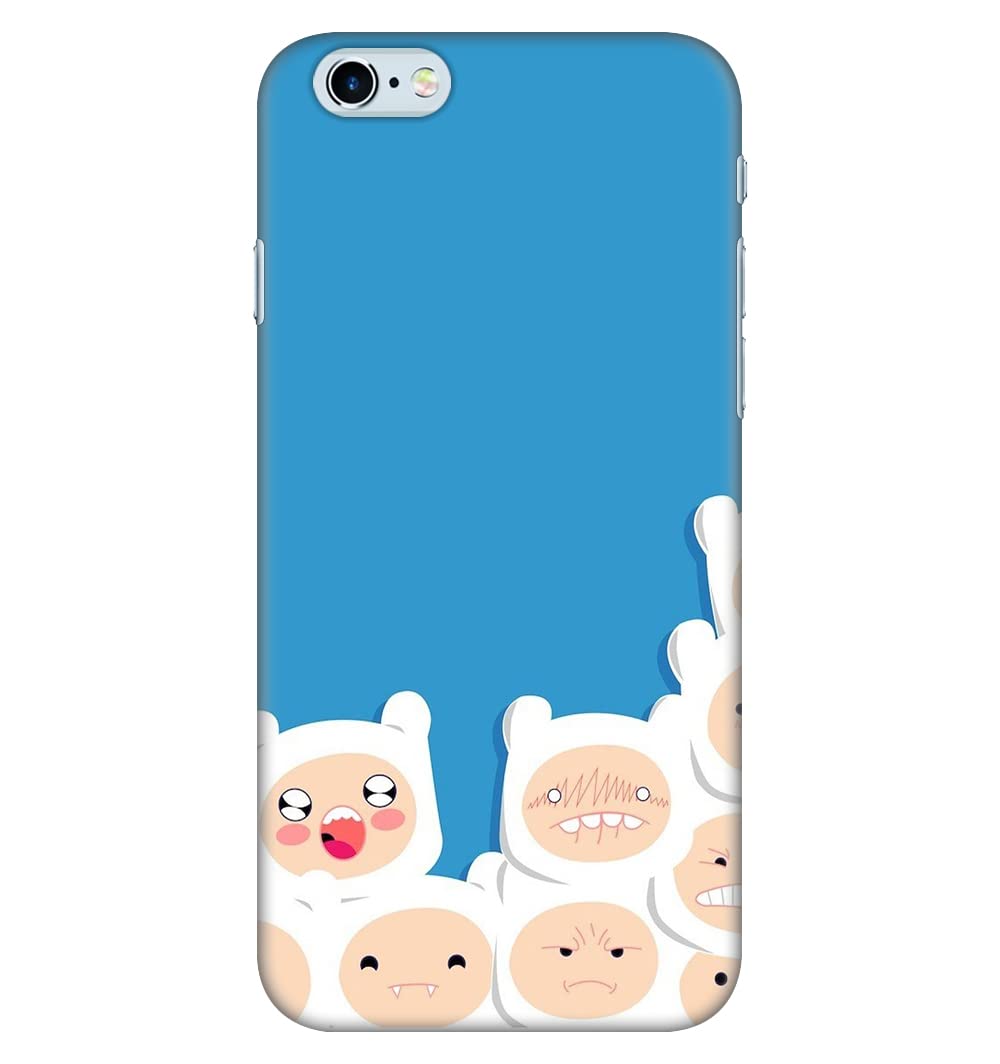 JugaaduStore Designer Printed Slim Fit Hard Case Back Cover for Apple iPhone 6 / iPhone 6s | Cute Cuddly Bears (Polycarbonate)
