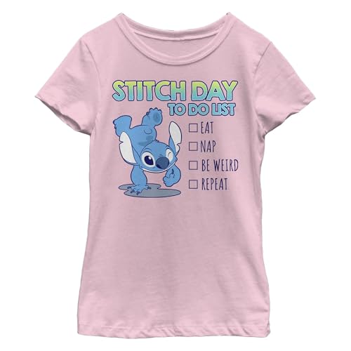 Disney Lilo & Stitch to Do Girl's Solid Crew Tee