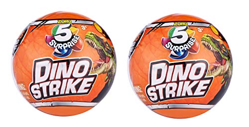 ZURU 5 Surprise Dino Strike Mystery Capsule Collectible Toy (2 Pack)
