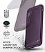 Ringke Onyx Compatible with iPhone XR Case (2018) Bendable Resilient TPU Brushed Metal Design Optimized Smartphone Protection Cover - Lilac Purple