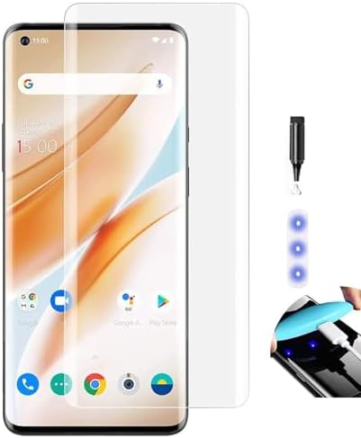 NISHTECH Advanced HD+ Curved UV Tempered Glass Screen Protector Designed for Vivo X50 Pro 5G || Full Screen Coverage with Easy Installation Kit (Anti-Scratch)