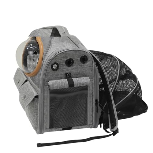 XVVXペット用バックパック、猫と犬用バッグ、カプセル、旅行、小型犬と猫用 (D)