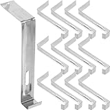 Conception De Tuile ÉPaissie: La structure renforcée des clips fixation tuiles améliore la stabilité des tuiles en une fixation solide, ce qui contribue à maintenir l'intégrité du toit sur le long terme