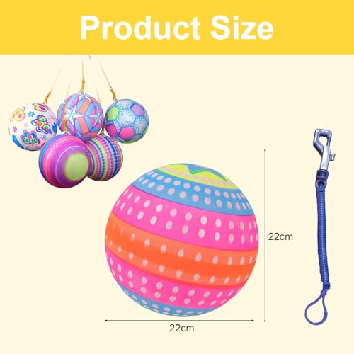Großer Leuchtender Springball, Blinkender Leuchtender Ball, Kinderball Bildung, Glänzender Springball für Erwachsene Mehrfarbig Leuchtet Im Dunkeln, Lernspielzeug Glänzendes Spielzeug