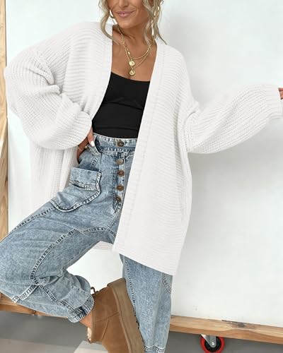 Image of BTFBM Casual Cardigan Sweater for Women Fall 2026 Long Sleeve Sweaters