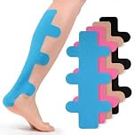 LAOYEFACAI Banda cinesiologia pretagliata 8 pezzi impermeabile traspirante piede plantare, fascite sollievo dal dolore, fasce atletiche, kinesiologia elastica traspirante