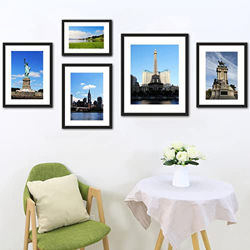 Picture Frames 8X10 Picture Frame Set Of 4 Display Pictures 5X7 With Mat Or 8*10 Without Mat,Photo Frames Collage For Wall Decor,Photo Certificate Frames Set,Wall & Tabletop Picture Frames 8 By 10 #TOP6