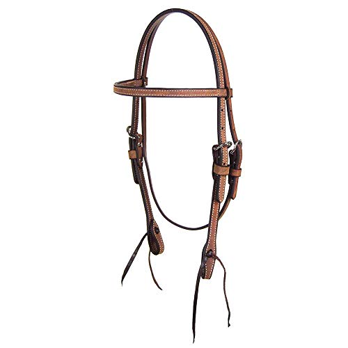 Teskey's All Roughout Browband Headstall (Heavy Oil) #TOP11