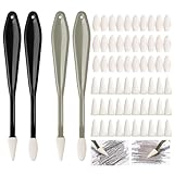 64 Pcs Pastel Blending Tools, Soft Pan Pastels for Drawing, Sponge Blending Stumps for Artists, Washable Sketch Drawing Tools, Blending Sticks for Art, Ideal for Students, Artists, Detail Painting