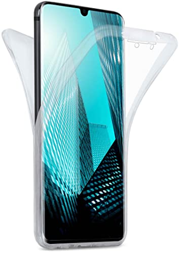 Moex Doppia Custodia Trasparente Per Huawei P30 Lite / P30 Lite New - Cover In Silicone Protezione Completa Anteriore E Posteriore - Antiurto A 360°