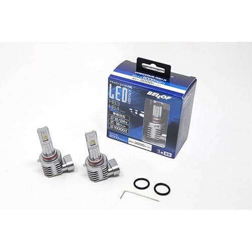 BELLOF (ベロフ) ヘッド&フォグLEDバルブ プレシャス・レイR 6000K (HB3/HB4)