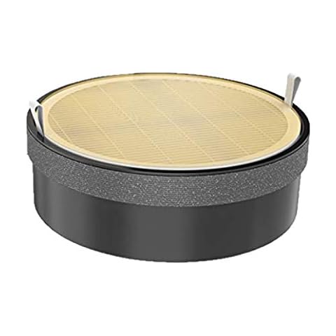 WBM Smart HEPA Filter Air Purifier for Allergies and Pets, Dust, Mold, and Pollen, Smoke and Odor Eliminator, Cleaner for Bedroom, Black Cover