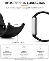 Monuary Ersatzarmbänder für Xiaomi Smart Band 10/9/8, 3 Stück – Ansicht 3
