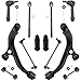 Detroit Axle - New Complete 12pc Suspension Kit for Dodge Mini-Van's -10-Year Warranty Front: Both (2) Lower Control Arm & Ball Joints, All (4) Front & Rear Sway Bars, All (4) Tie Rod, 2 Tie Rod Boots