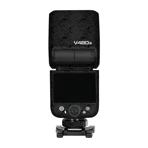 Mebont �J�����A�N�Z�T���[ �X�e�b�J�[ Godox V480 �ɓK������ی쑕���X�e�b�J�[�ŁA�ώC�����A�ϖ��Ր���������X�L���ی�t�B�����A����(�g�ł���)