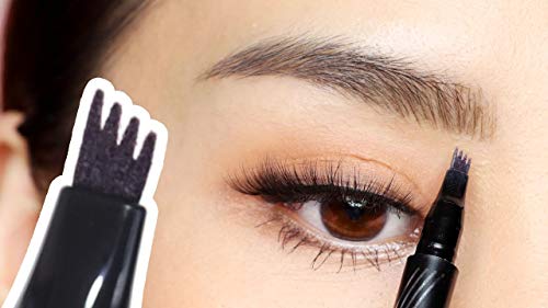 Caneta Lápis Microblading Prova D'agua Maquiagem Sobrancelha Fio A Fio (Preto)
