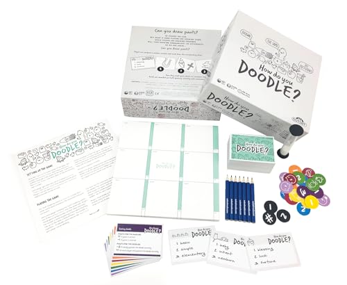 How Do You Doodle? Juego de Mesa - Juego de dibujo rápido para 3 a 7 jugadores de 12 años en adelante por Outset miniatura 4