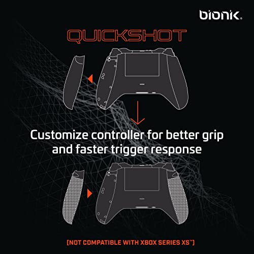 Bionik Quickshot Trigger Grips For Xbox One: Better Grip, Faster Response Time- White - Xbox One #TOP5