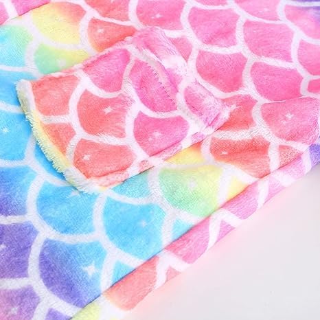 CHILDRENSTAR Girls Robe Kids Bathrobes Plush Soft Fleece Pajamas Sleepwear - Image 5
