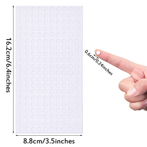 Outus OUTUS-TRANSPARENT SELF STICK-01 2400 Pieces Foam Dots Dual-Adhesive 3D Foam Tapes Foam Pop Dots Adhesive Mount thumb #1