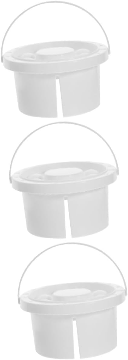 Veemoon 3pcs Convenient Paint Brush Cleaner and Holder Palette Wash Bucket for Watercolor and Acrylics Portable Rinse Cup for Artists Boys and Girls and Painters