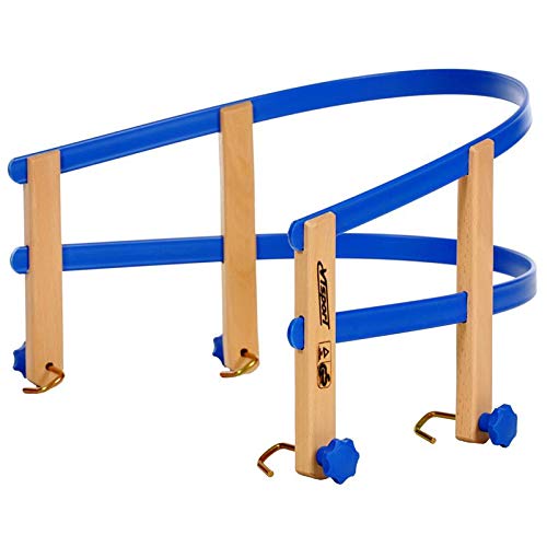 Foto von Colint Schlitten Davos 110 cm Lehne Leine Holzschlitten Rodel Kinderschlitten Winter