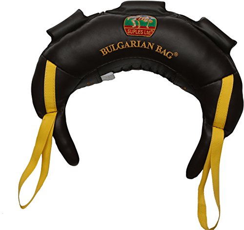 Bulgarian Bag Suples Original Model - Genuine Leather (6 lbs) - Free Instructional Video Included! Fitness, Wrestling, Judo, Grappling, Functional Training, MMA, Sandbag