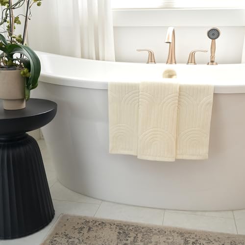 KIBAGA Decorative Hand Towels for Your Bathroom Or Kitchen – Luxurious Set of 2 Soft Boho Cotton Towels are Absorbent, Lightweight & Dry Quickly - Perfect to Elevate Any Bath Decoration at Home by KIBAGA - Image 8