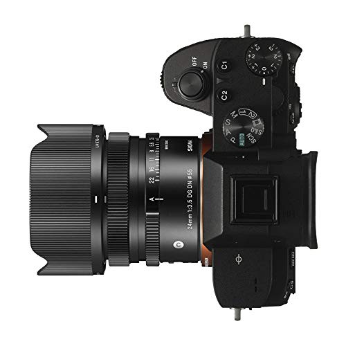 Objectif SIGMA 24mm f/3.5 DG DN Contemporary Sony E finition métal haut de gamme