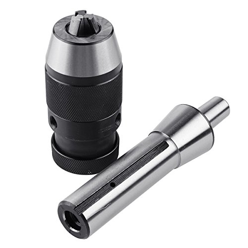 FEVERWORK 1/32-1/2 cala 1-13 mm 6JT bezkluczykowy uchwyt wiertarski narzędzie samozaciskowe z trzpieniem R8 do CNC
