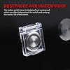 DaierTek 16mm Dustproof Safety Push Button Cap Cover Guard Plastic Protector Child Proof for 16mm Push Button Switch Computer Light Pad -2Pack