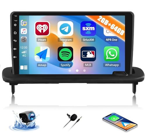2G+64G Car Radio for Volvo C30 C70 2006-2013 / Volvo S40 V50 2004-2012 Android Car Stereo Wireless Carplay Android Auto, 9" Touch Screen Head Unit GPS Bluetooth RDS FM WiFi HD Backup Camera