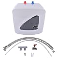 Electric Mini Tank Water Heater 4 Gallons Small Pressure Resistant Hot Water Tank, 110V 1500W Under-Sink Boiler