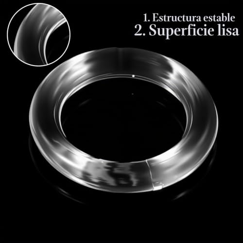 Miniatura 3 de 100 Unidades De Anillos De Cortina, Anillos Transparentes Para Cortinas Romanas, Anillos Tóricos, Anillos De Cortina De Plástico Para Tonos Romanos 13 Mm Exterior, 8 Mm De Diámetro Interior