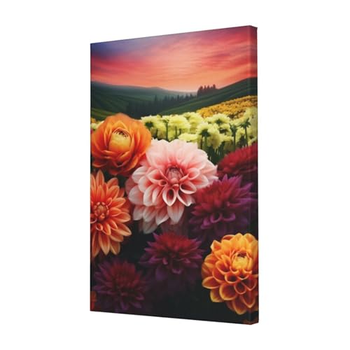 Peinture à l'huile sur toile encadrée aux finitions premium pour décoration