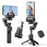 Estabilizador de celular, Gimbal de selfie de 2 eixos com rastreamento de IA para celular com rotação de 360° para Android e iPhone, ideal para vlogs, YouTube, gravação do TikTok, com aplicativo