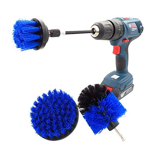 4 Stück Power Drill Aufsteckbürsten-Vielseitigkeitszeitersparnis Kit-Perfekt for Reinigung Grout, Kachel, Zähler, Dusche, Küche Grout
